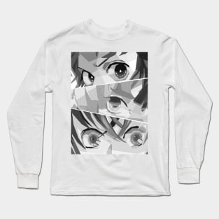 Tanjiro zenitsu inosuke Long Sleeve T-Shirt